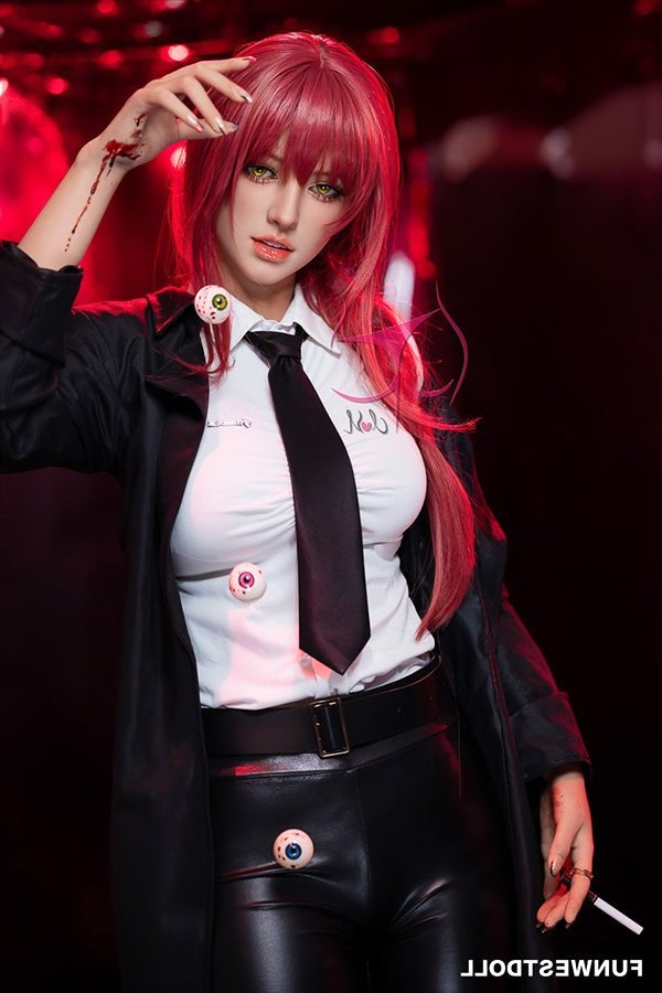 162cm/5ft4 F-cup Game Cosplay Makima | Nikke Goddess of Victory Anime Torso TPE Funwest Doll