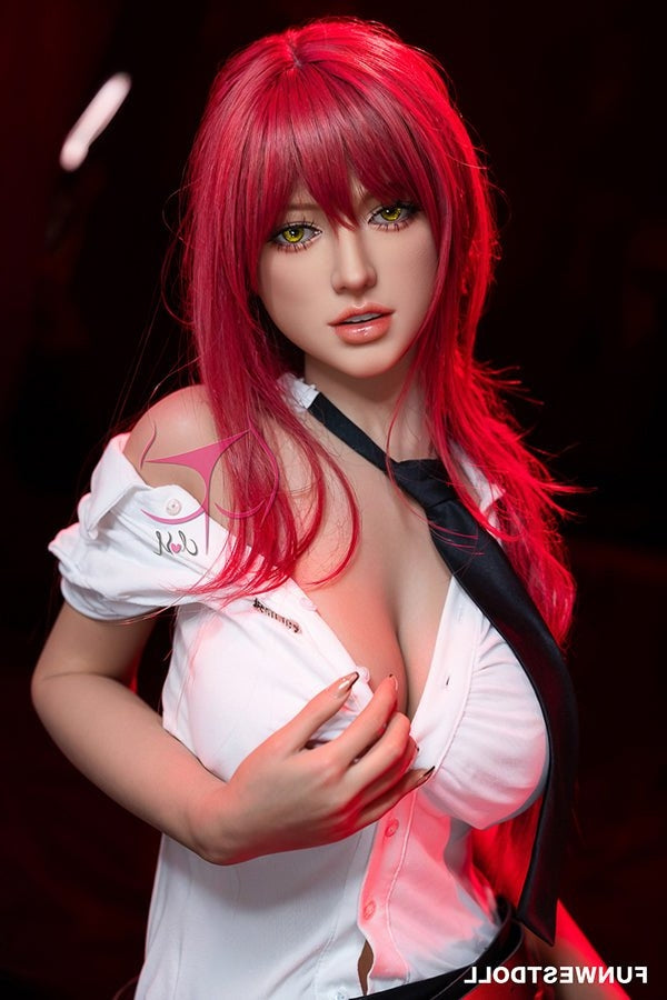 162cm/5ft4 F-cup Game Cosplay Makima | Nikke Goddess of Victory Anime Torso TPE Funwest Doll