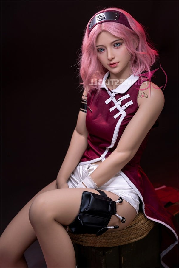 Eu In Stock 159cm 5ft3 A Cup Cosplay Naruto Sakura Haruno Sex Doll 038 Alice Copy - A-cup Torso TPE Funwest