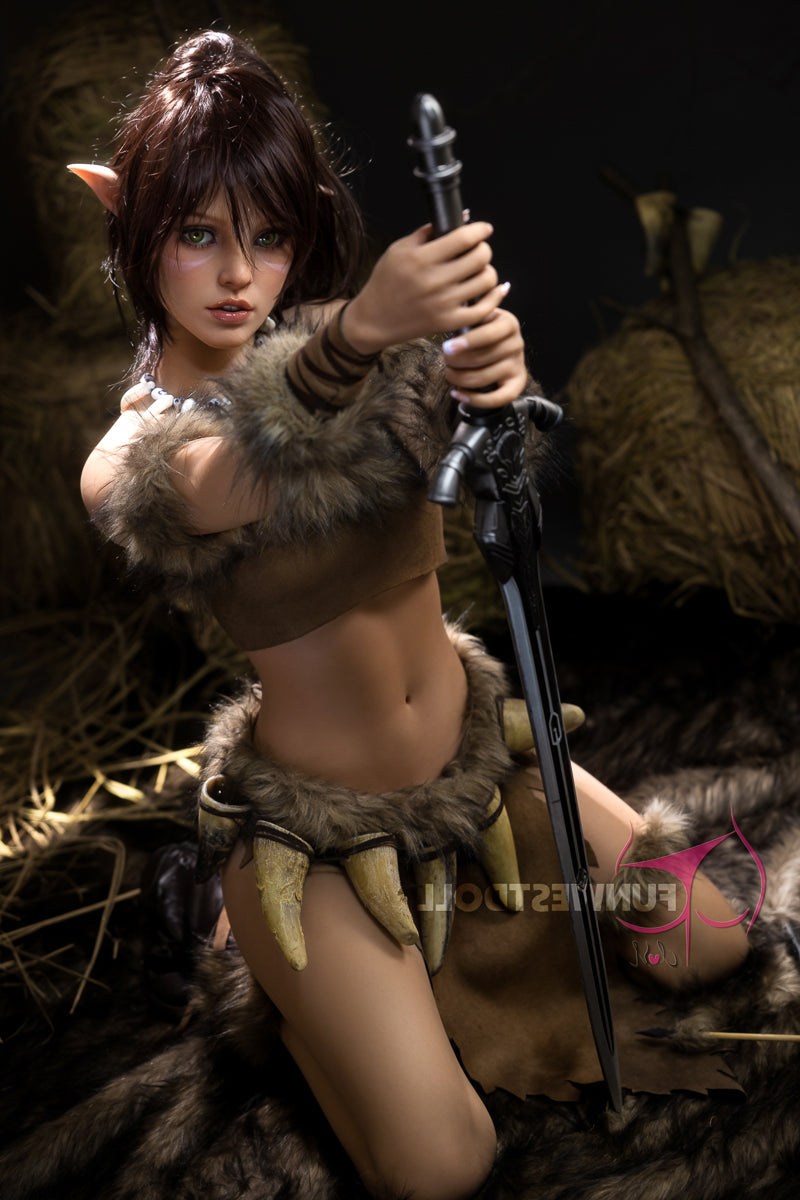159cm/5ft3 A-cup Orcs Cosplay TPE Sex Doll - #040 Natural Kylie Funwest