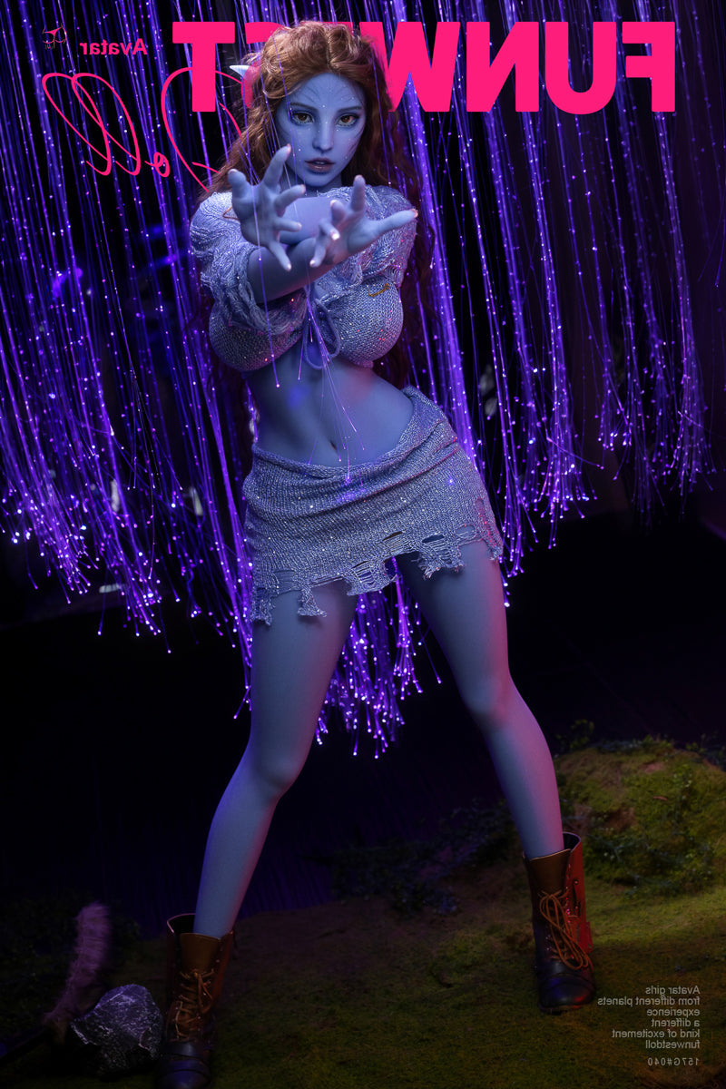 157cm/5ft2 G-cup Huge Breasts Fantasy TPE Sex Doll - #040 Blue Kylie Funwest