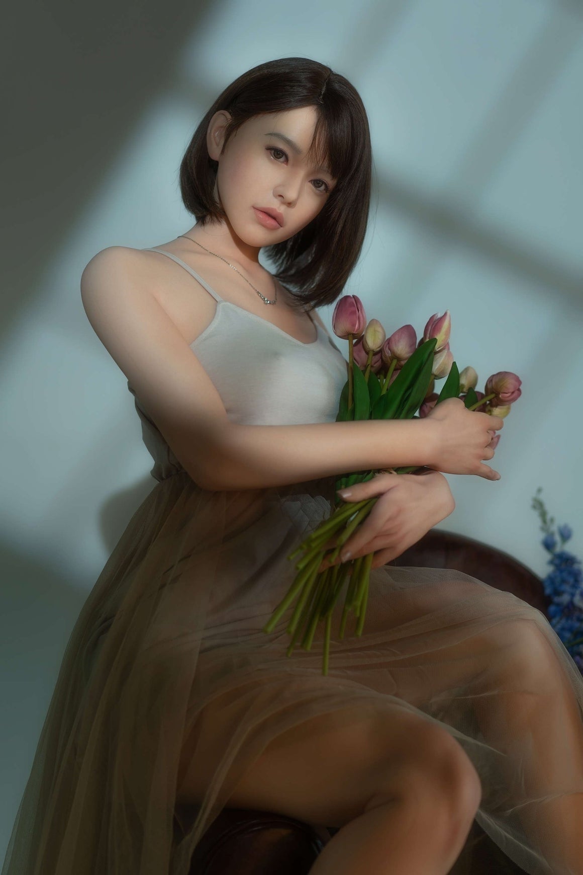 170cm/5ft7 C-Cup Asian Lifelike Silicone Sex Doll - GE124_1 Fair Zelex