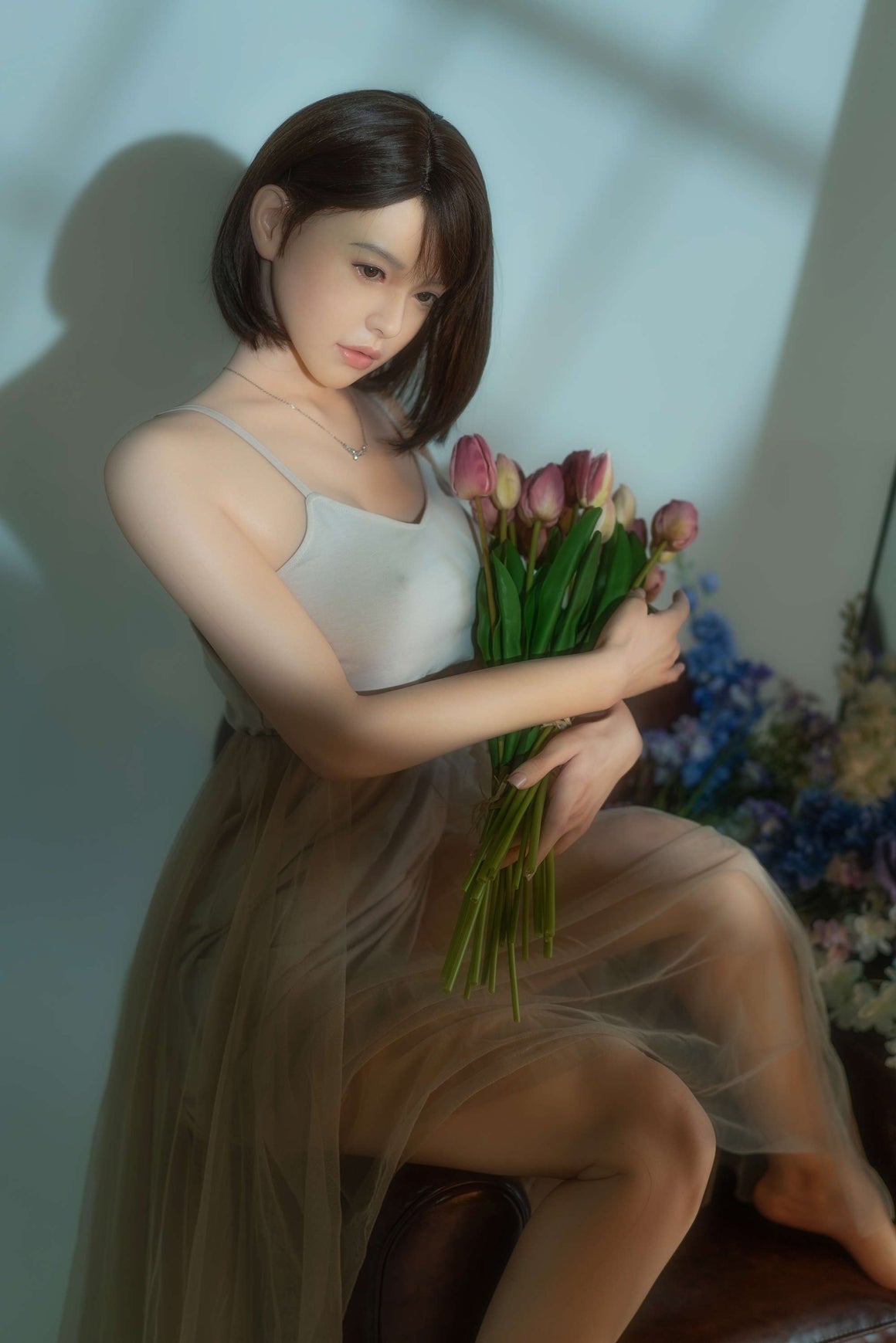 170cm/5ft7 C-Cup Asian Lifelike Silicone Sex Doll - GE124_1 Fair Zelex