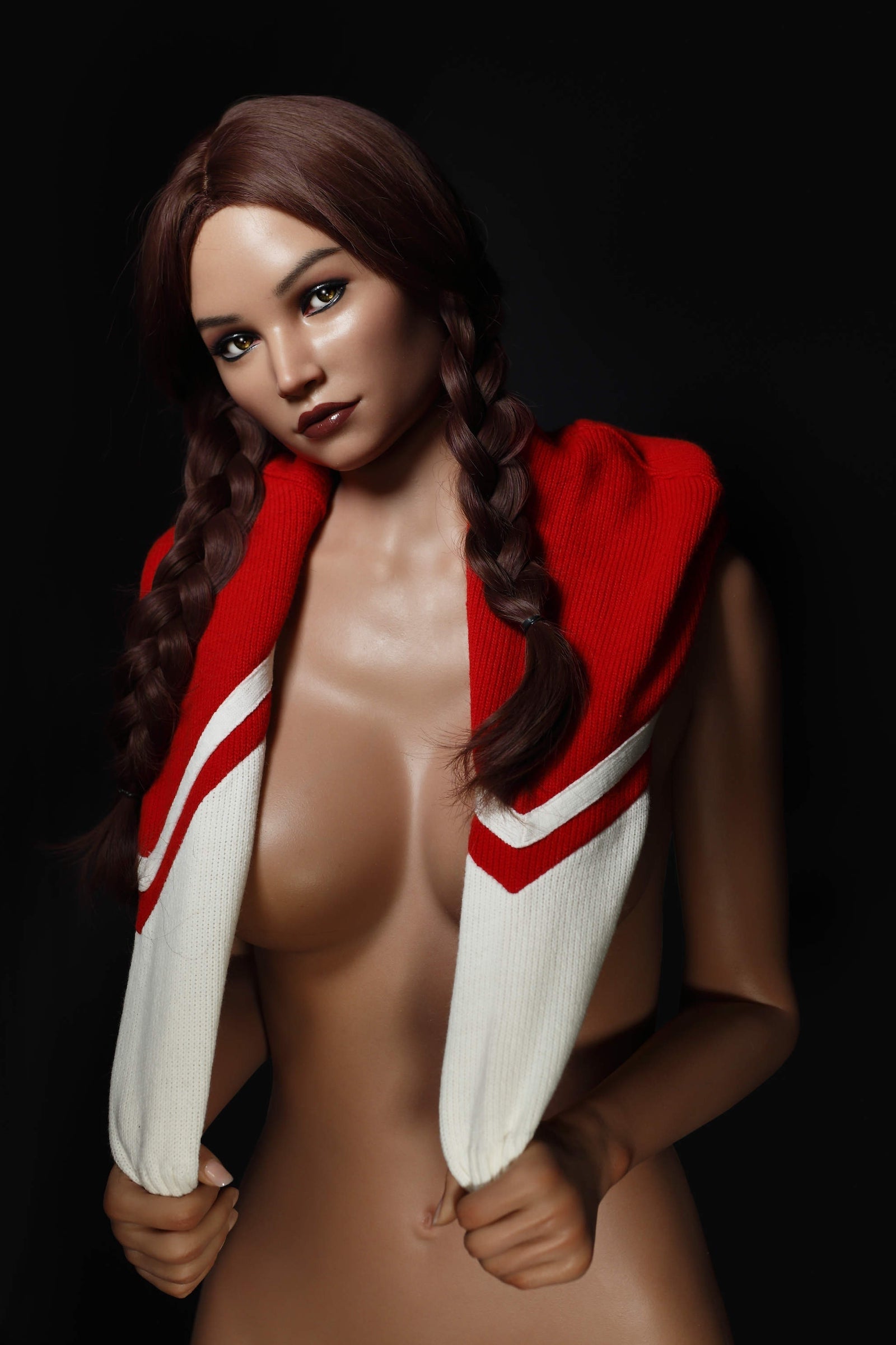 170cm/5ft7 C-Cup Tall Latina Super Real Silicone Sex Doll - GE50_1 Tan Torso Zelex