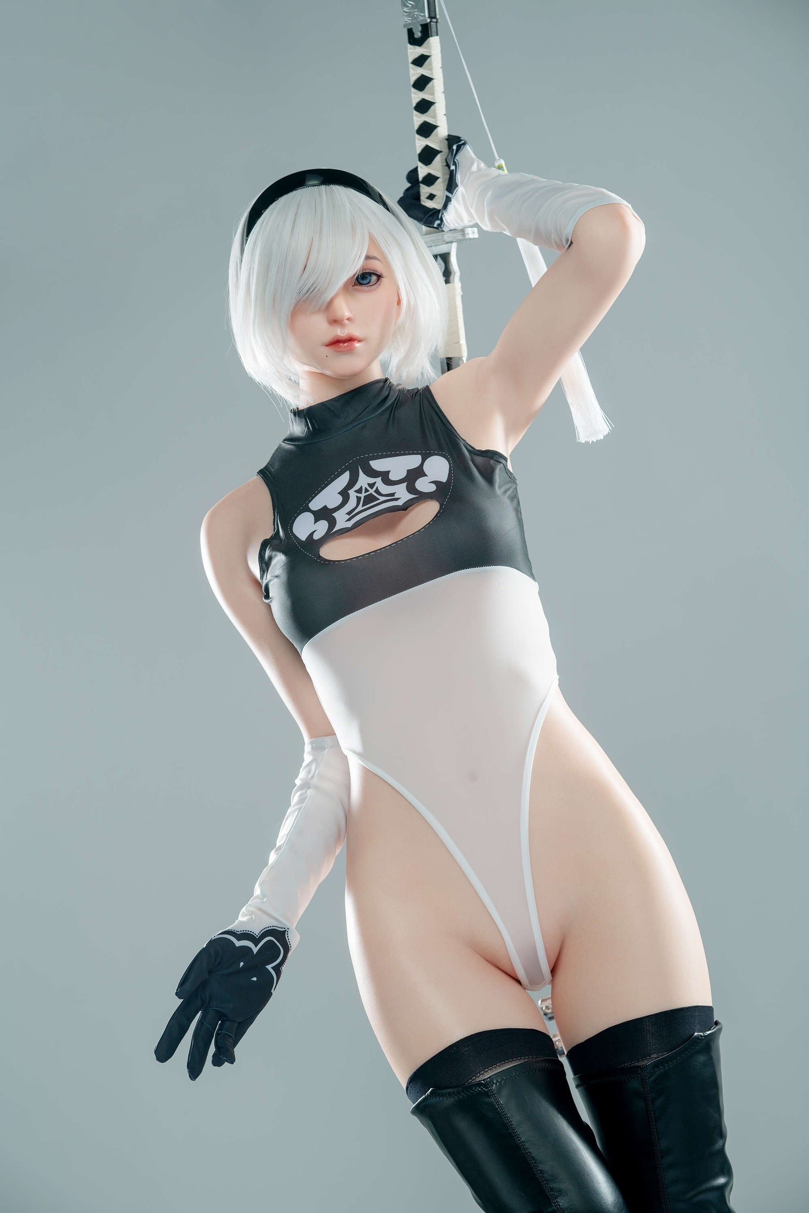 170cm/5ft7 C-Cup Cosplay Realistic Silicone Sex Doll - GE57Z_4 Fair Zelex