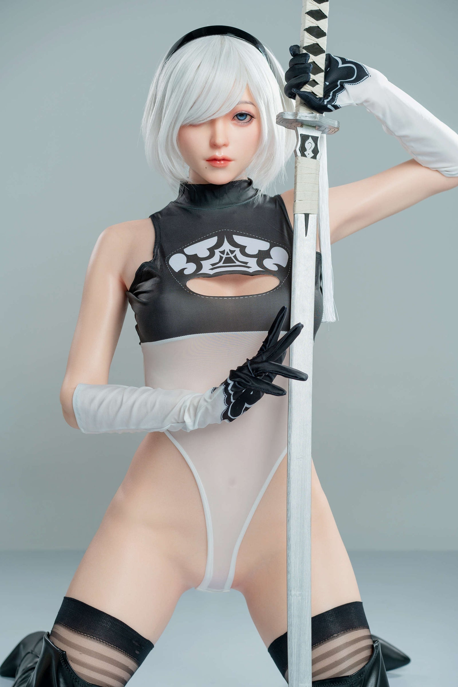 170cm/5ft7 C-Cup Cosplay Realistic Silicone Sex Doll - GE57Z_4 Fair Zelex