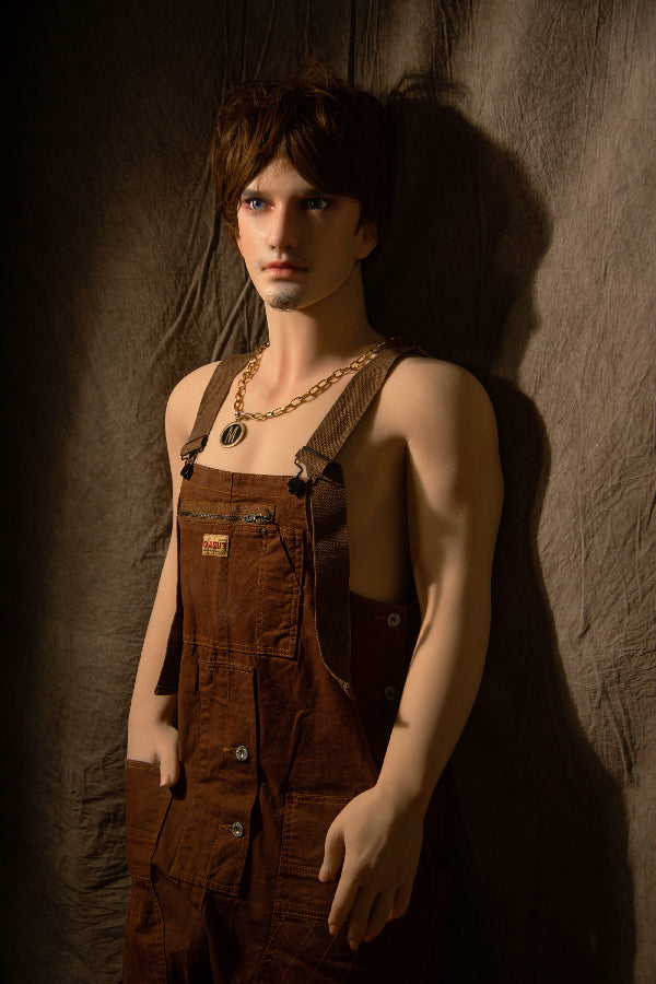 170cm/5ft7 Male Silicone Head Sex Doll - ZHOU QiTa