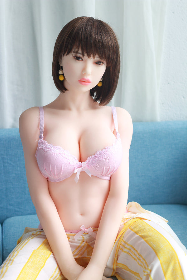 165cm/5ft5 F-Cup Skinny Big Boobs|Tits TPE Sex Doll with #19 Head 6ye