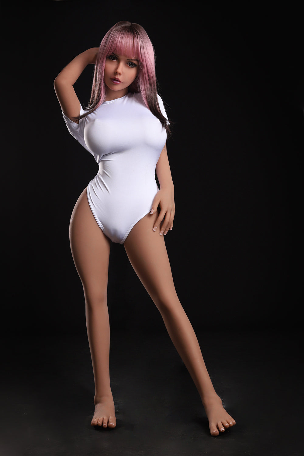US In Stock - 140cm/4ft7 E-cup Red Hair TPE Sex Doll - C14 Galaxy Doll