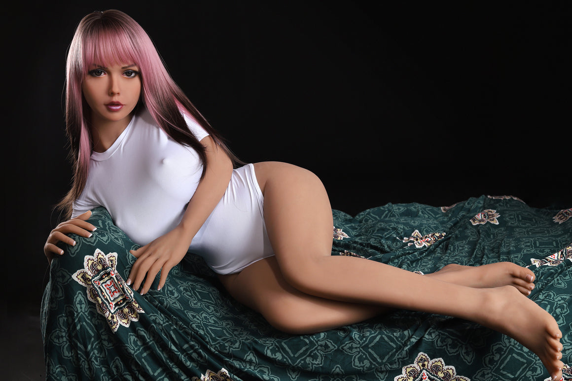 US In Stock - 140cm/4ft7 E-cup Red Hair TPE Sex Doll - C14 Galaxy Doll