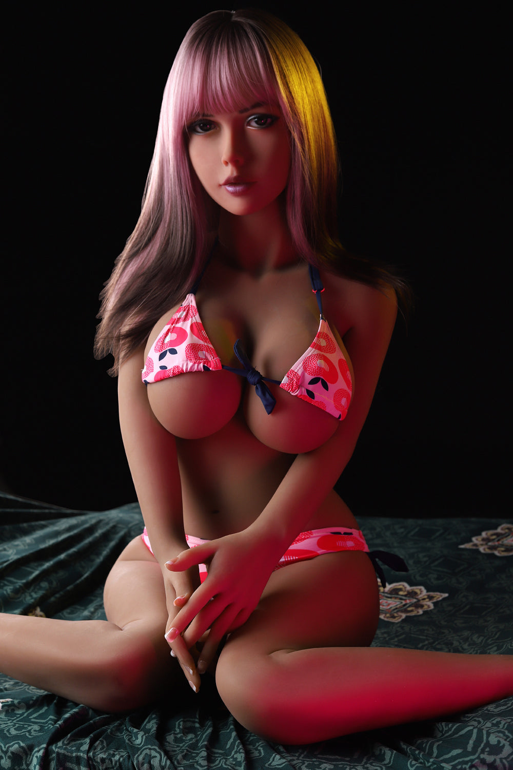 US In Stock - 140cm/4ft7 E-cup Red Hair TPE Sex Doll - C14 Galaxy Doll