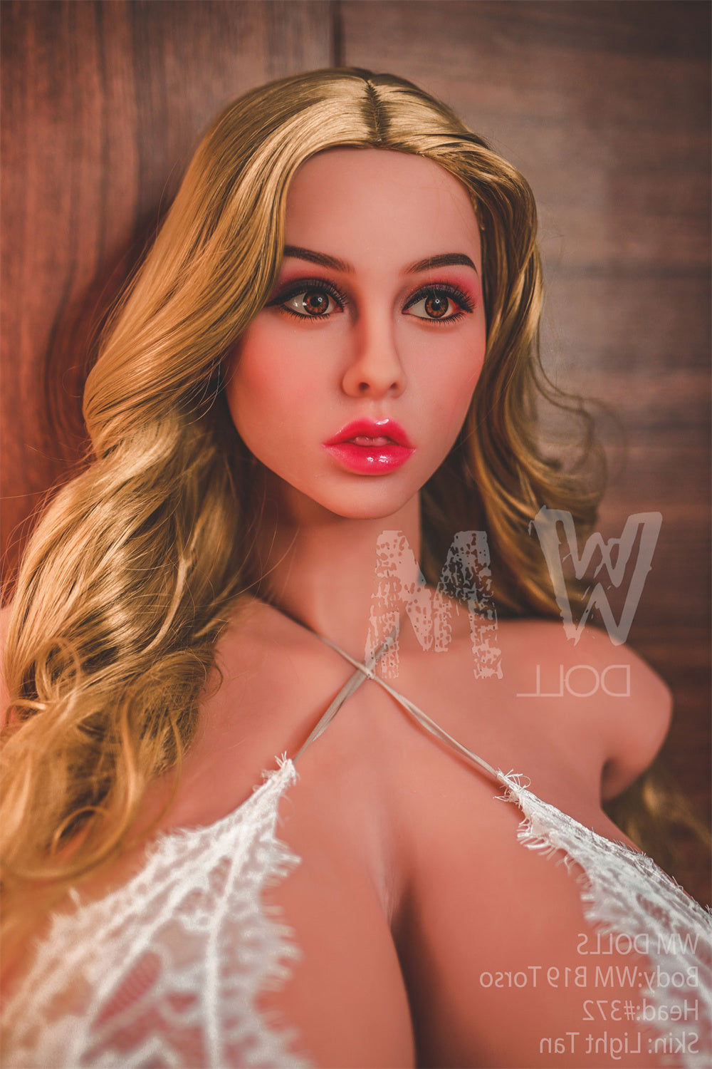 70cm/2ft4 Big Boobs Fuckable Tits Torso TPE Sex Doll with #372 Head - WM