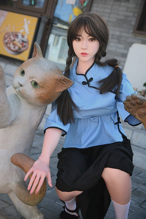 158cm/5ft2 B-cup Silicone Chinese Sex Doll - Qian Fanreal