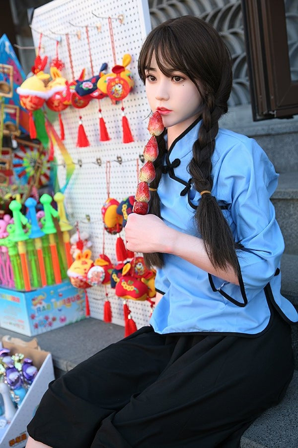 158cm/5ft2 B-cup Silicone Chinese Sex Doll - Qian Fanreal