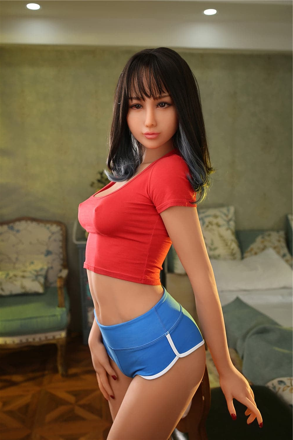 EU In Stock-168cm (5' 6") C-Cup Skinny Small Breasted Sex Doll Torso TPE Irontech