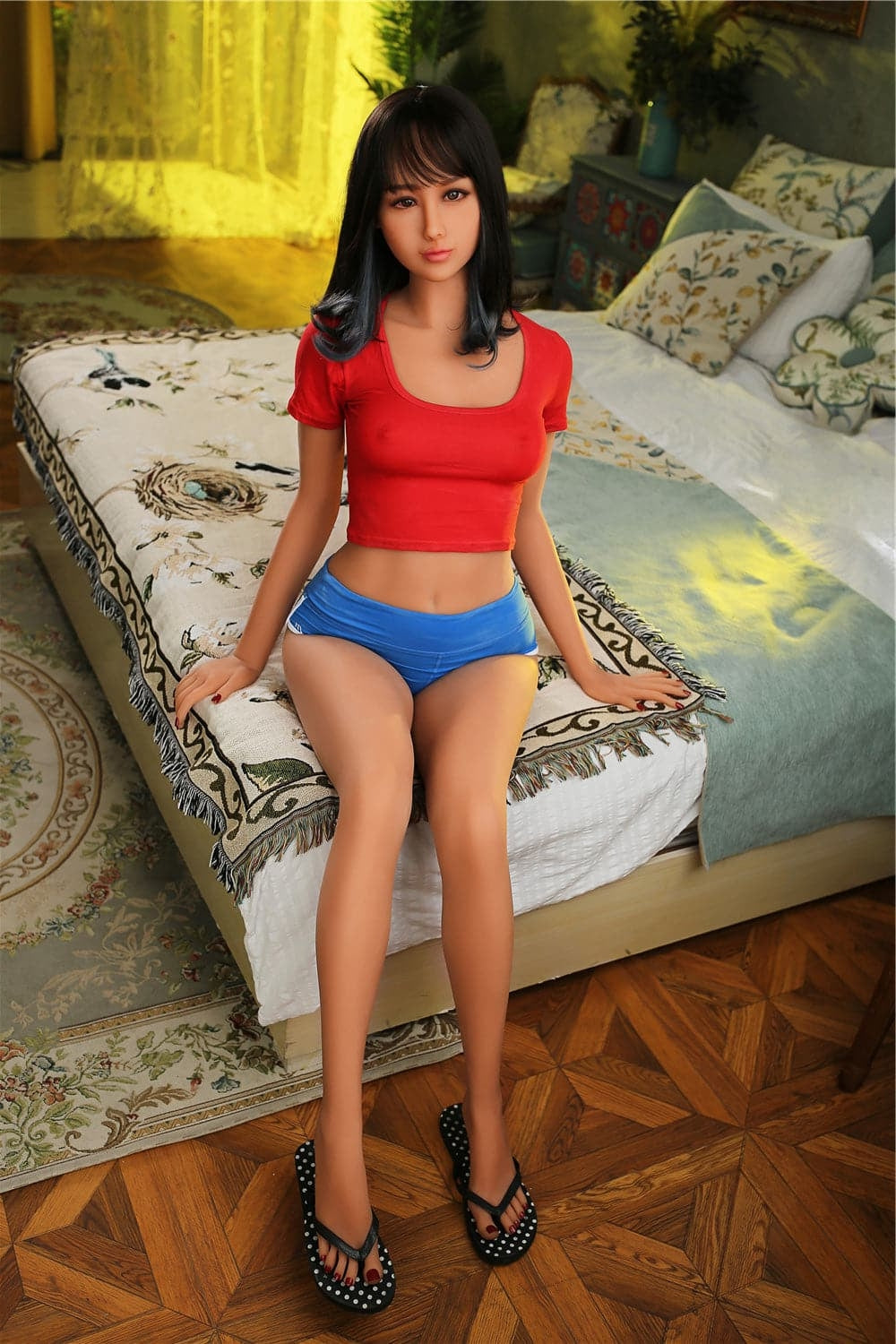EU In Stock-168cm/5ft6 C-Cup Skinny Small Breasted Sex Doll TPE Irontech