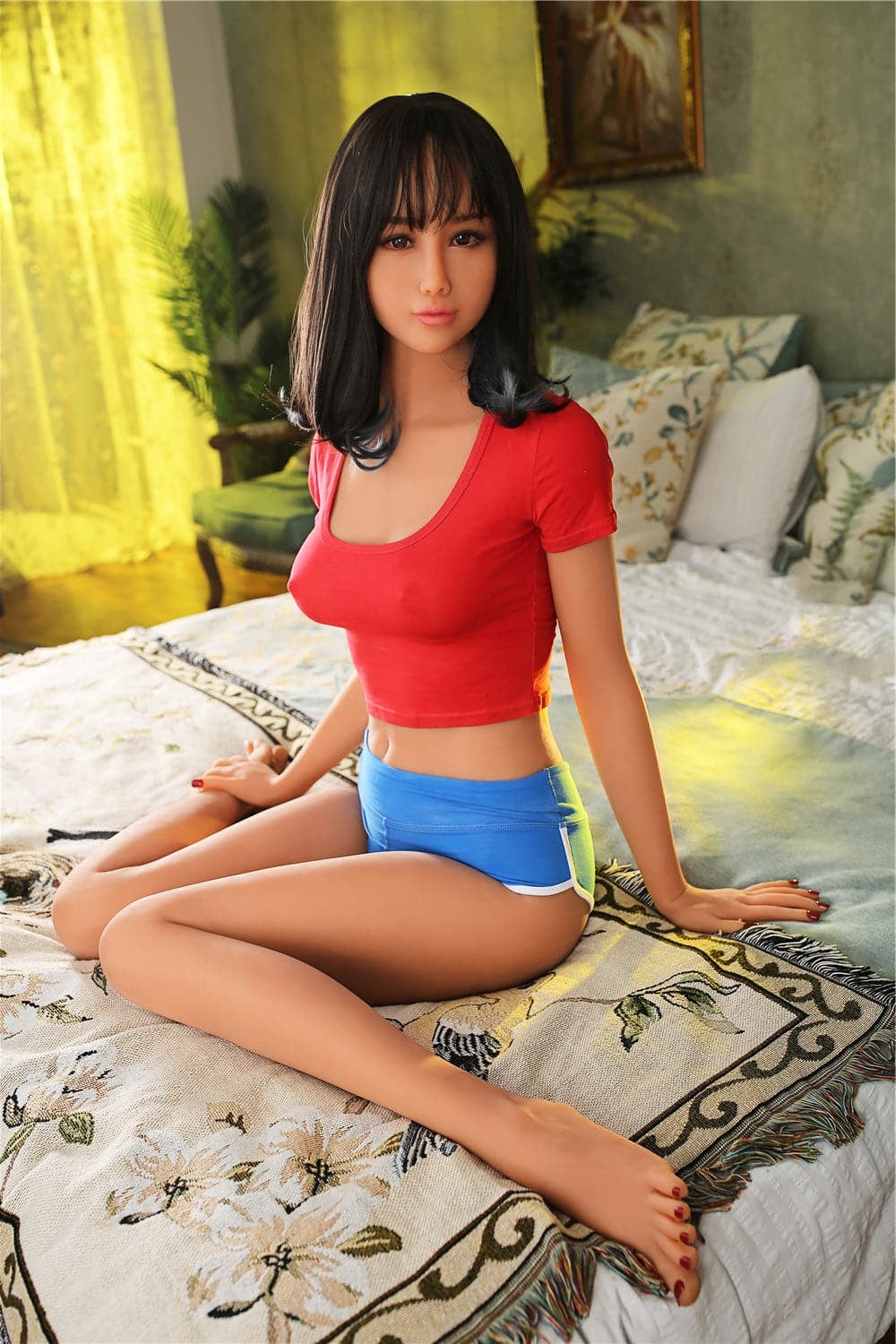 EU In Stock-168cm (5' 6") C-Cup Skinny Small Breasted Sex Doll Torso TPE Irontech