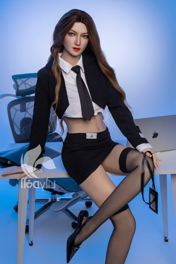 US In Stock - 168cm/5ft6 F-Cup Hybrid Sex Doll - Selene-A, Head LH033A Torso Silicone & TPE Body Lily