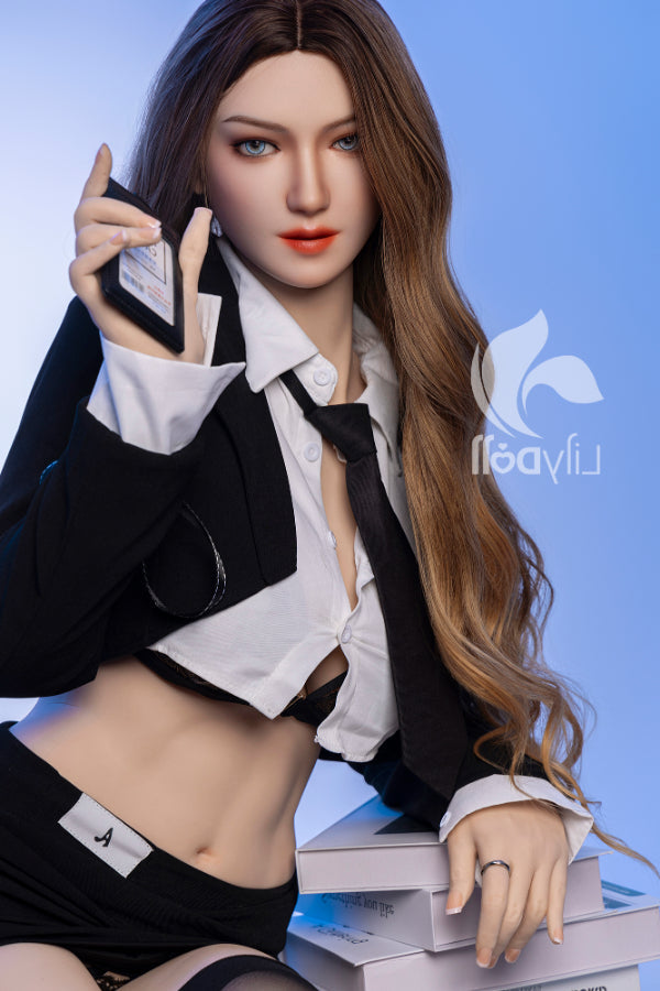 US In Stock - 168cm/5ft6 F-Cup Hybrid Sex Doll - Selene-A, Head LH033A Torso Silicone & TPE Body Lily