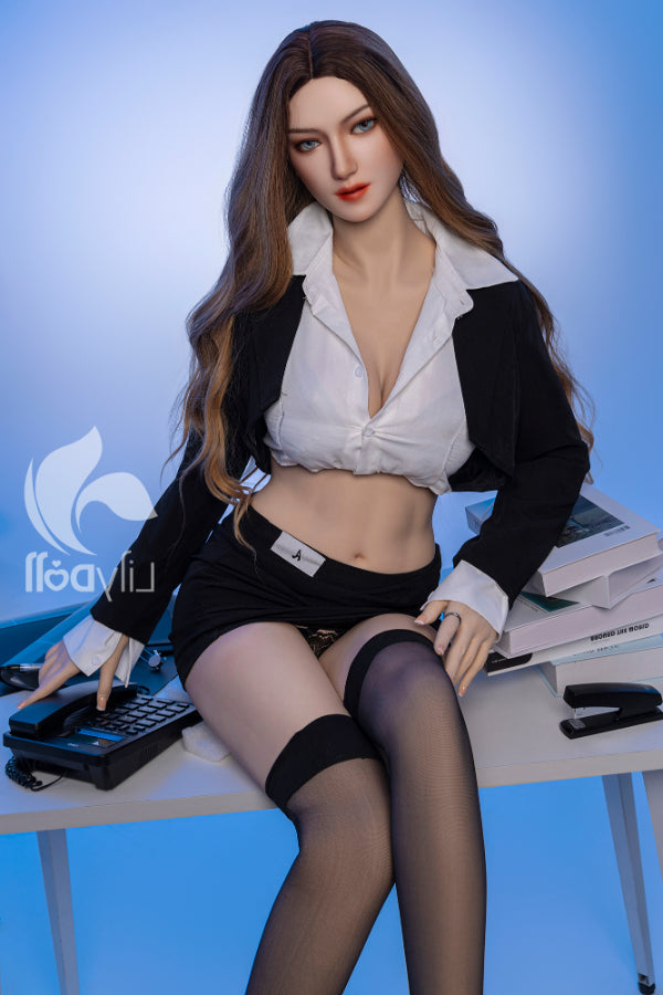 US In Stock - 168cm/5ft6 F-Cup Hybrid Sex Doll - Selene-A, Head LH033A Torso Silicone & TPE Body Lily