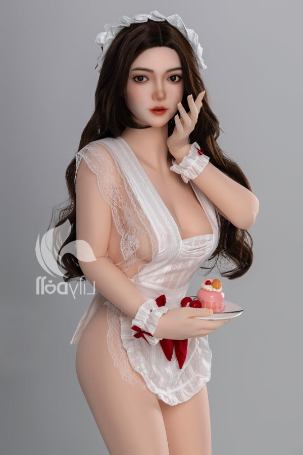 US In Stock - 158cm/5ft2 D-Cup Hybrid Sex Doll Elara-C, Head LH030A-C Torso Silicone & TPE Body Lily