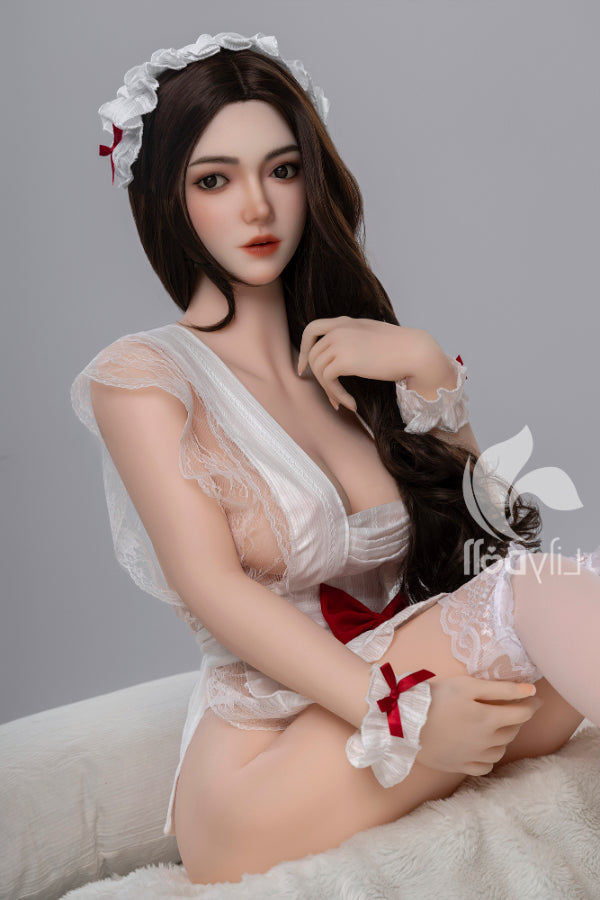 US In Stock - 158cm/5ft2 D-Cup Hybrid Sex Doll Elara-C, Head LH030A-C Torso Silicone & TPE Body Lily