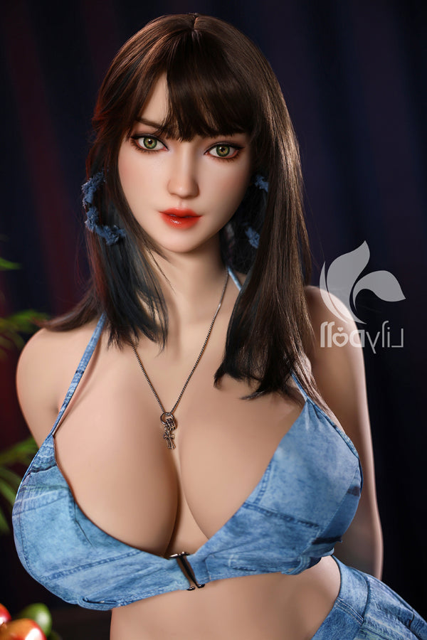 US In Stock - 157cm/5ft2 K-Cup BBW Hybrid Sex Doll - Aria-A, Head LH03 Torso Silicone & TPE Body Lily