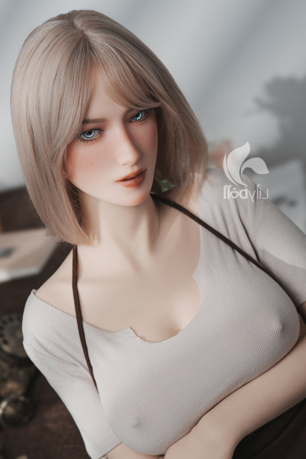US In Stock - 168cm/5ft6 F-Cup Hybrid Sex Doll - Selene-B, Head LH033A Torso Silicone & TPE Body Lily