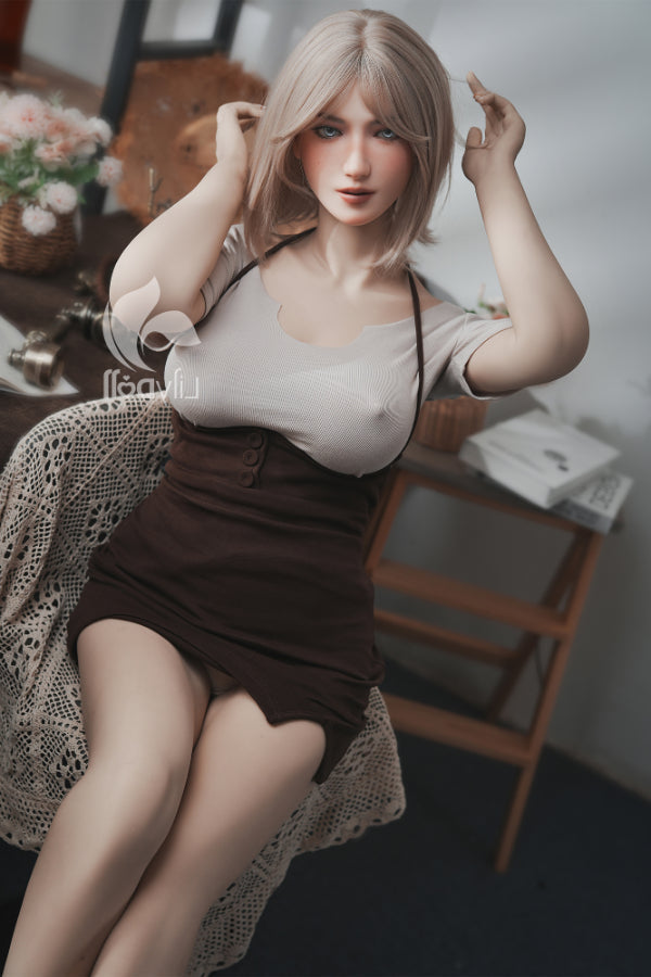 US In Stock - 168cm/5ft6 F-Cup Hybrid Sex Doll - Selene-B, Head LH033A Torso Silicone & TPE Body Lily