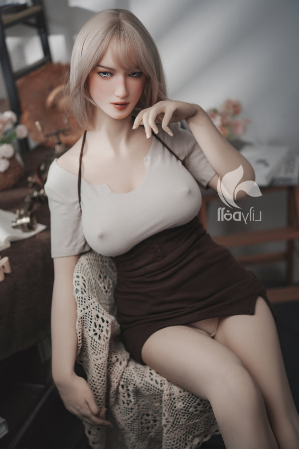 US In Stock - 168cm/5ft6 F-Cup Hybrid Sex Doll - Selene-B, Head LH033A Torso Silicone & TPE Body Lily