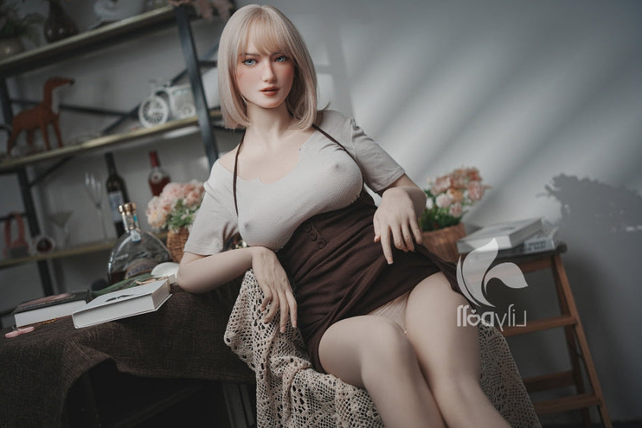 US In Stock - 168cm/5ft6 F-Cup Hybrid Sex Doll - Selene-B, Head LH033A Torso Silicone & TPE Body Lily