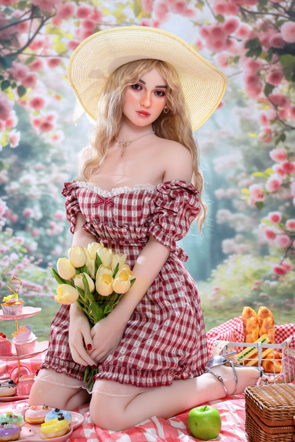 162cm/5ft4 A-Cup Cute Hybrid Sex Doll with S45 Head Silicone + TPE Body Irontech