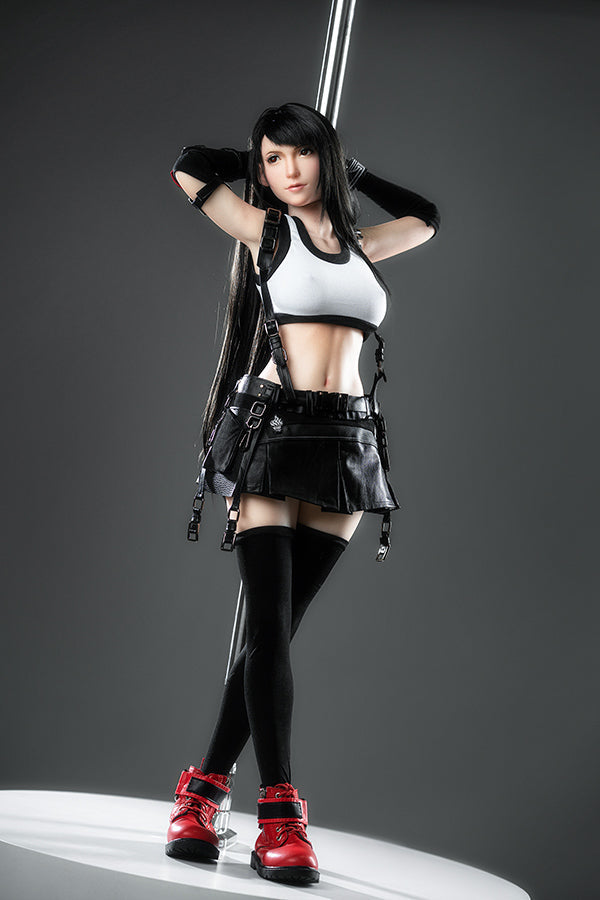 167cm/5ft6 D-cup Final Fantasy VII Game Cosplay Silicone Sex Doll - Ti Torso Lady