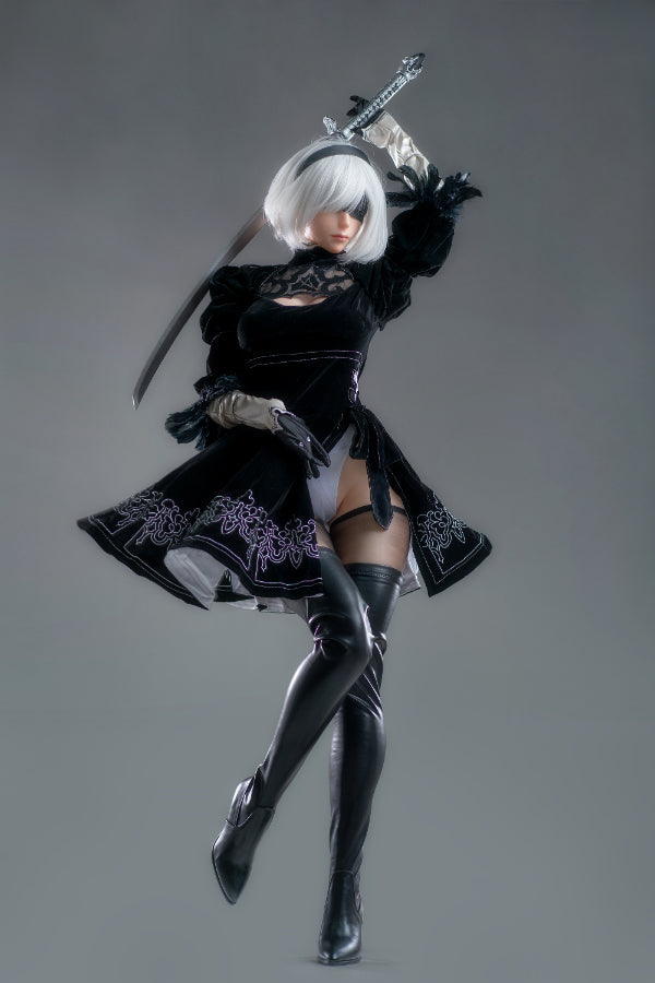 Game Lady Muscular 2B 171cm G-cup Anime Silicone Sex Doll (Nier: Autom Torso