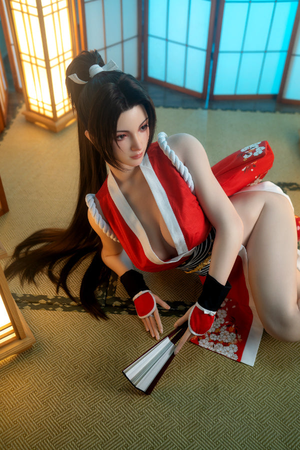 168cm/5ft6 E-cup Fantasy Silicone Sex Doll - Mai Shiranui Game Lady