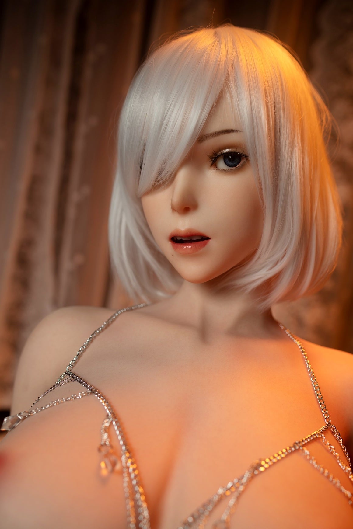171cm/5ft7 G-cup Silicone 2B Sex Doll Game Lady
