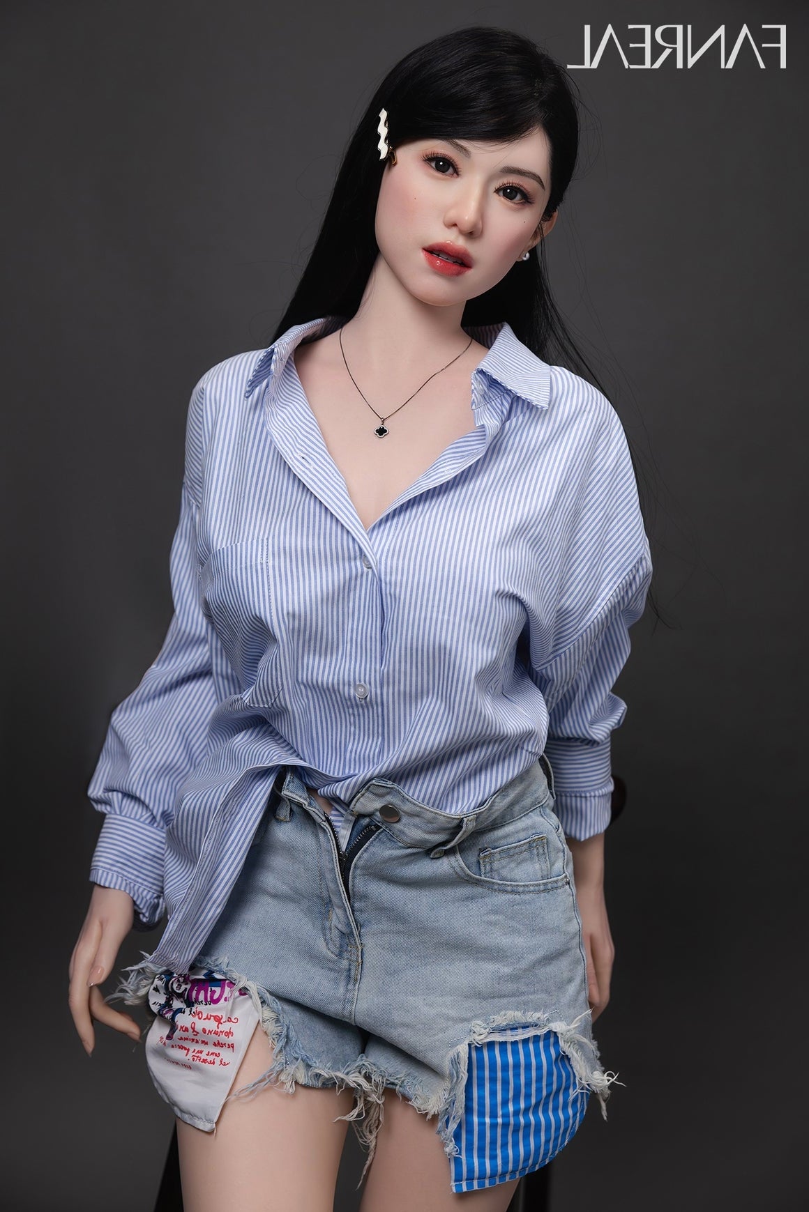 155cm/5ft1 F-cup Real Skin Silicone Sex Doll - Kimmy ROS Fair02 Fanreal