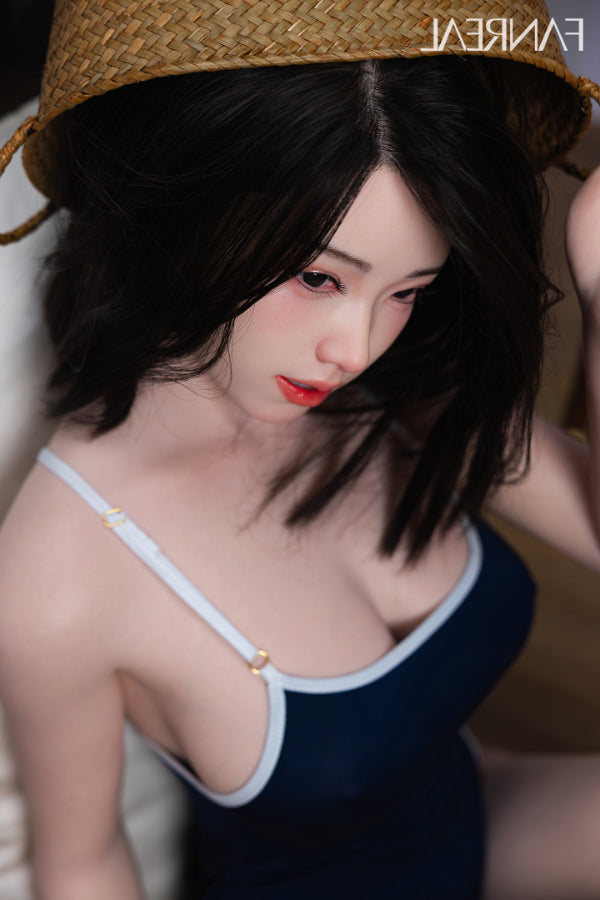 155cm/5ft1 F-cup Real Skin Silicone Sex Doll - Molly ROS Fair Fanreal