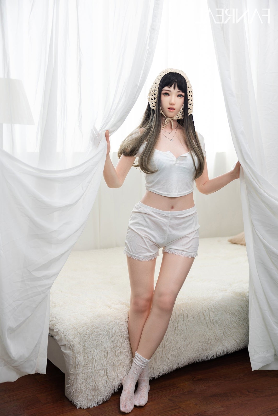 158cm/5ft2 B-cup Silicone Asian Sex Doll - Jia ROS Fair Fanreal