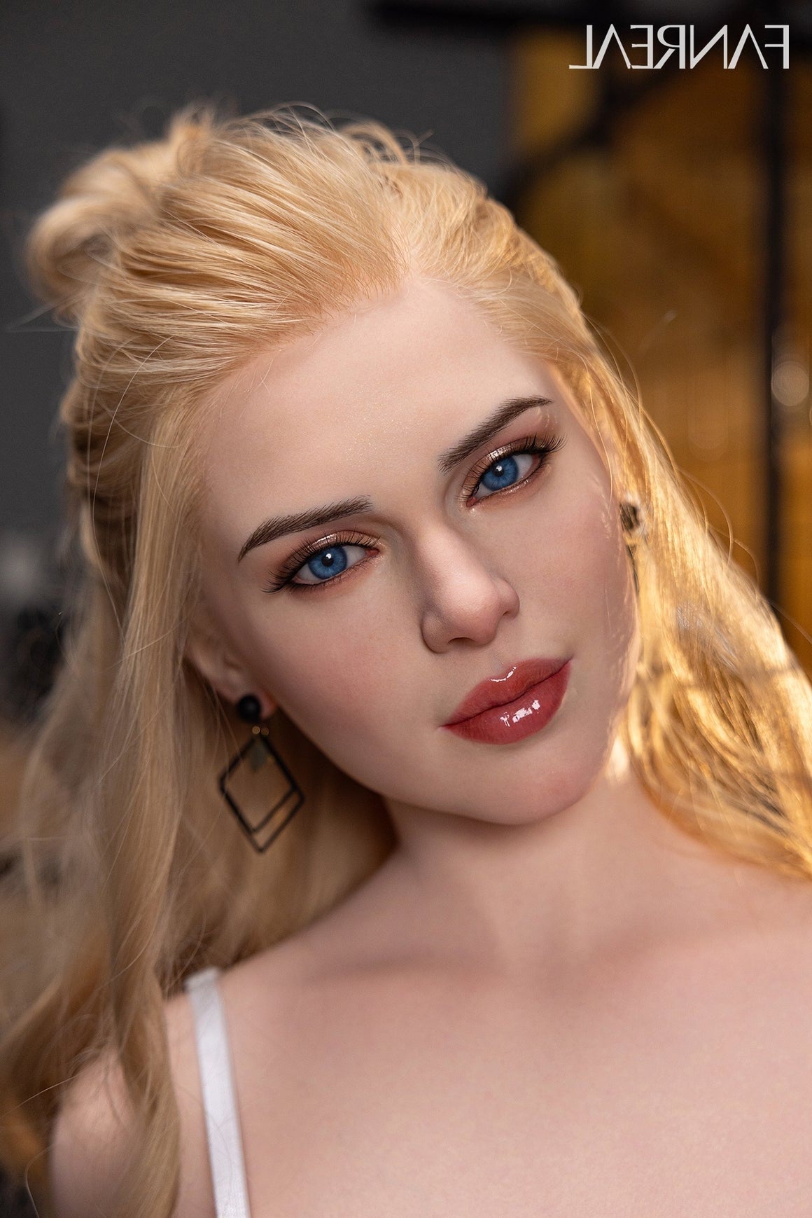 155cm/5ft1 F-cup Real Skin Silicone Sex Doll - Gina ROS Fair01 Fanreal