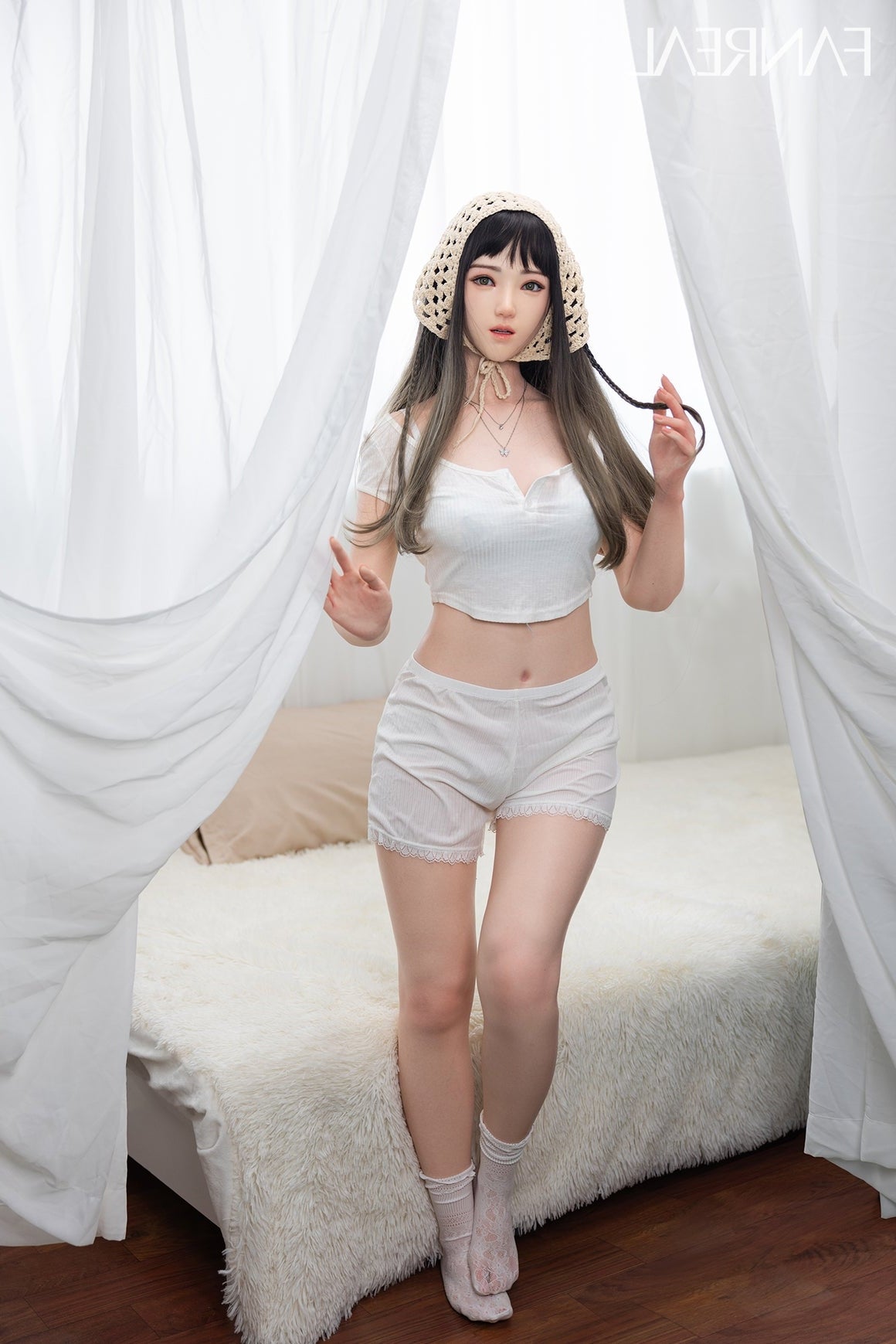 158cm/5ft2 B-cup Silicone Asian Sex Doll - Jia ROS Fair Fanreal