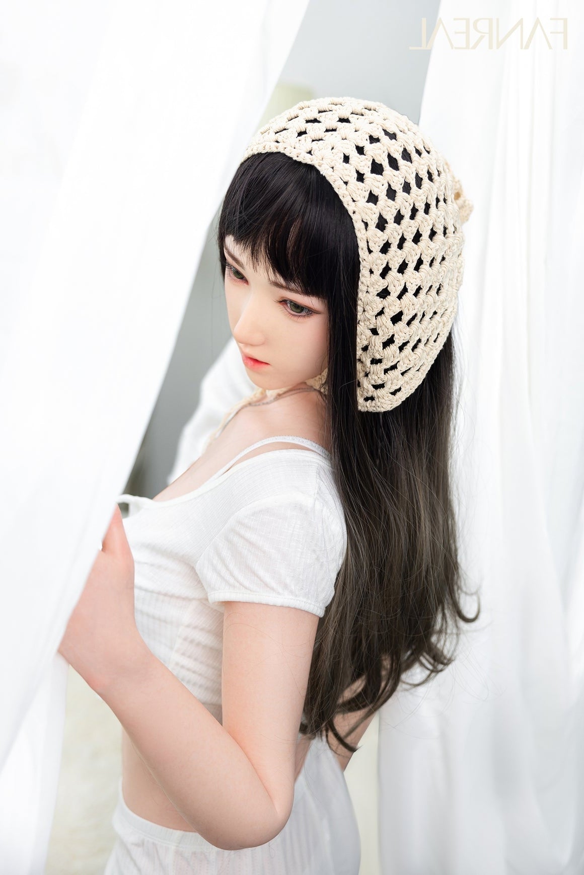158cm/5ft2 B-cup Silicone Asian Sex Doll - Jia ROS Fair Fanreal