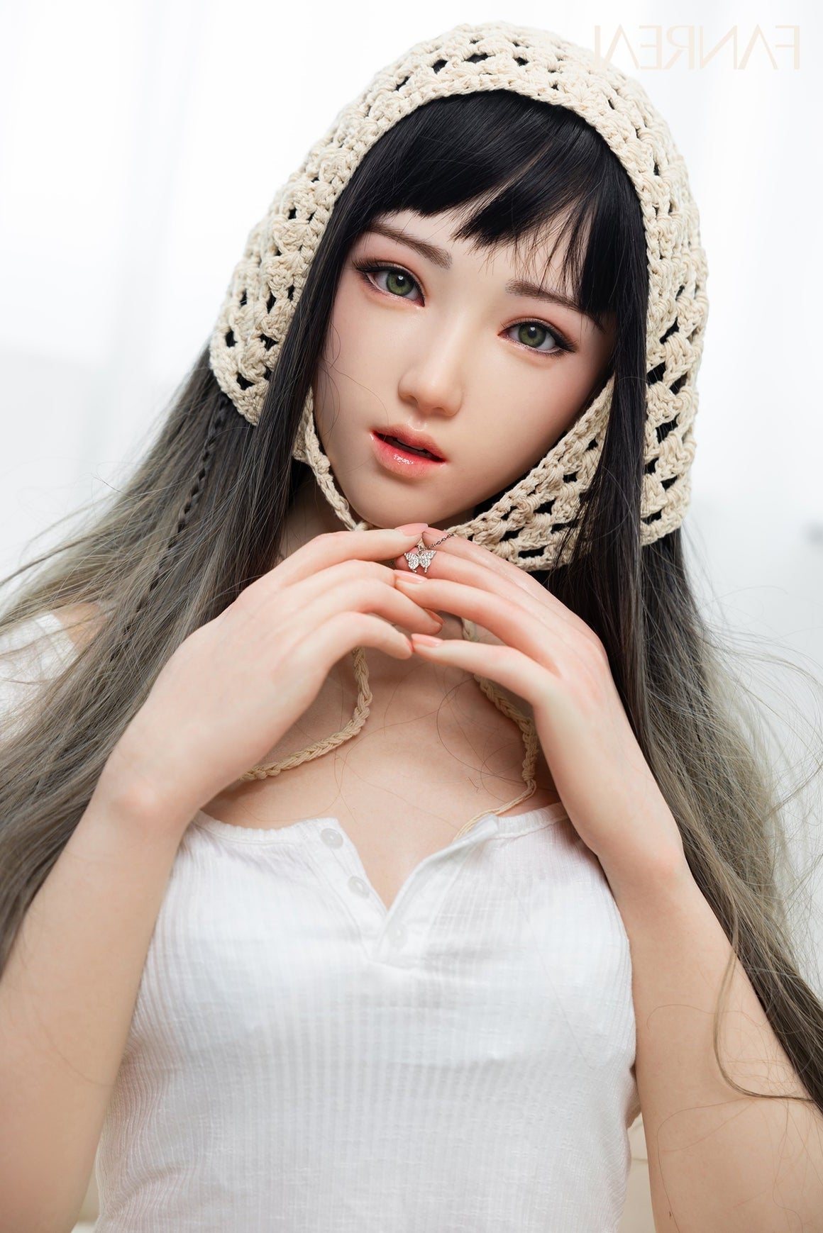 158cm/5ft2 B-cup Silicone Asian Sex Doll - Jia ROS Fair Fanreal