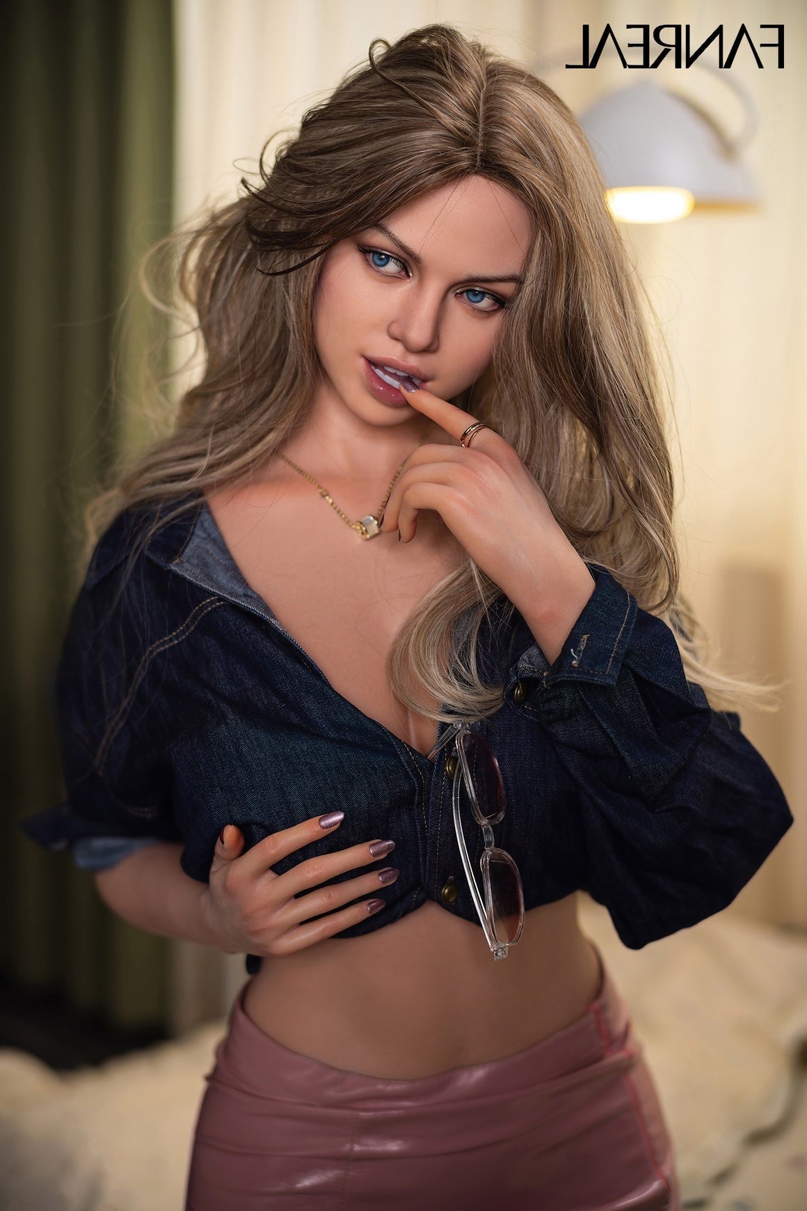 170cm/5ft7 G-cup Silicone Blonde Sex Doll – Maria Fanreal