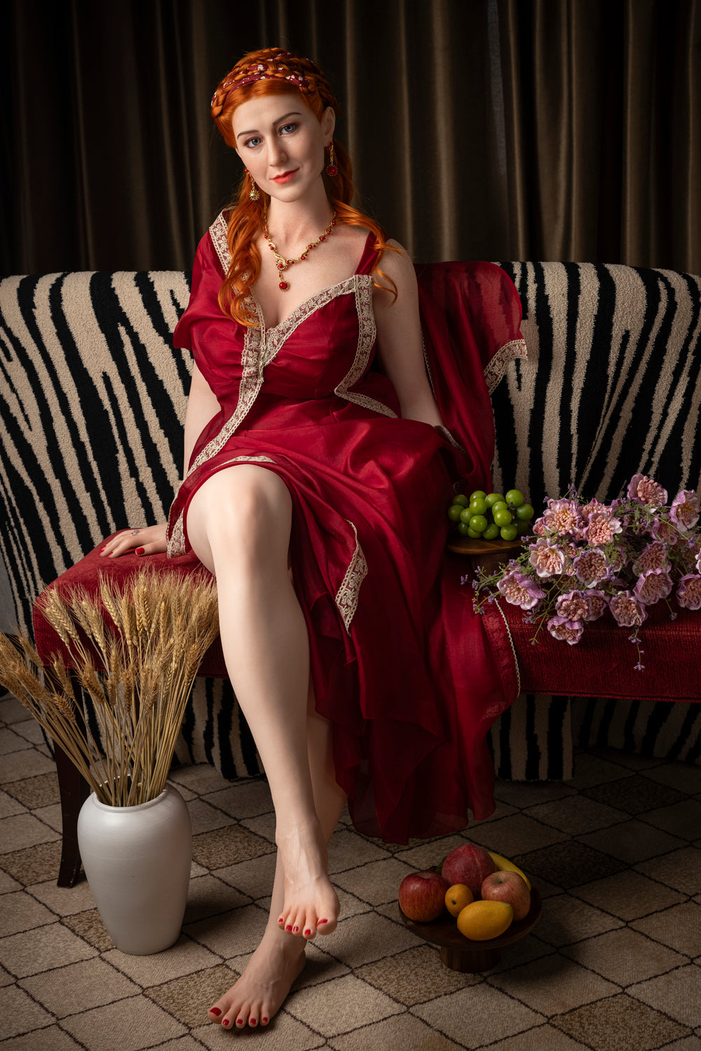 165cm/5ft5 G-cup BBW Big Booty Silicone Head Sex Doll – Lucretia Starpery