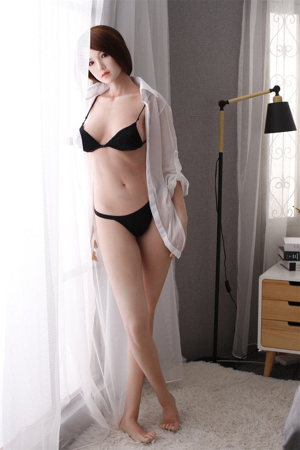 US In Stock - 171cm/5ft7 C-cup Asian Silicone Head Sex Doll – Jiu Mei Torso Starpery