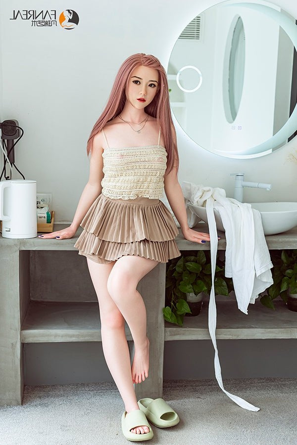 158cm/5ft2 B-cup Silicone Blonde Sex Doll - Qian Fanreal