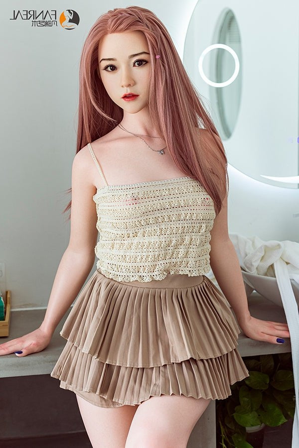 158cm/5ft2 B-cup Silicone Blonde Sex Doll - Qian Fanreal