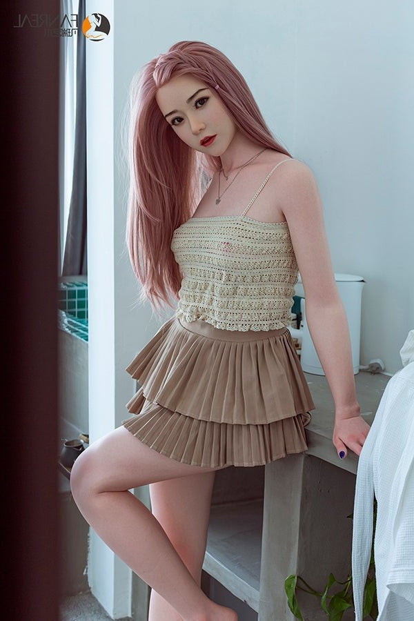 158cm/5ft2 B-cup Silicone Blonde Sex Doll - Qian Fanreal