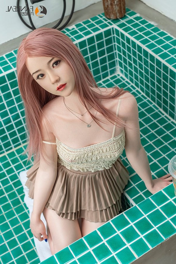 158cm/5ft2 B-cup Silicone Blonde Sex Doll - Qian Fanreal